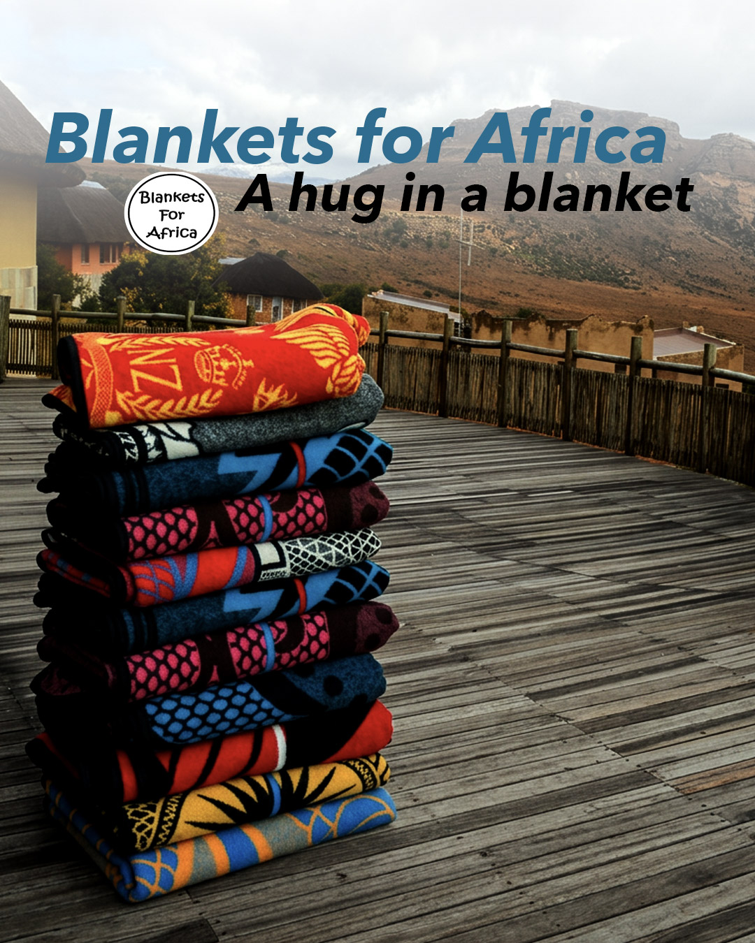 Stack of blankets